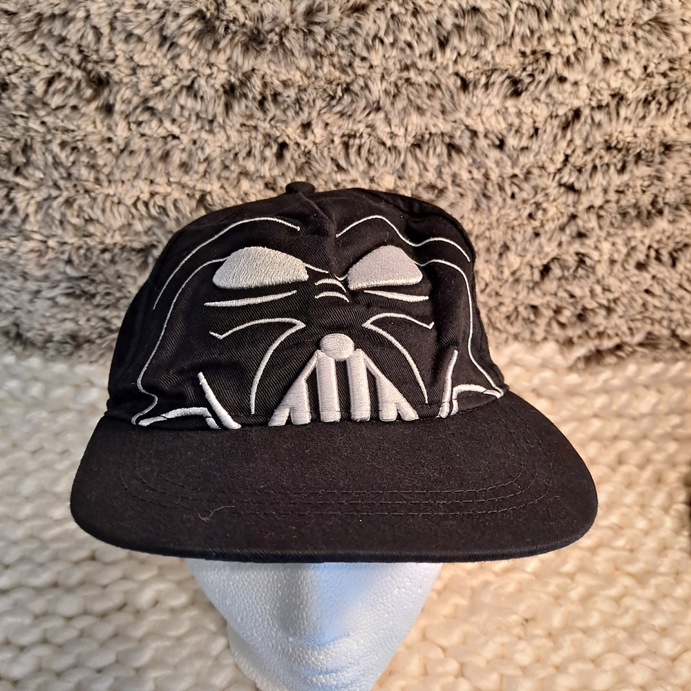 Star Wars Darth Vader Black and White Cap Lucas Films